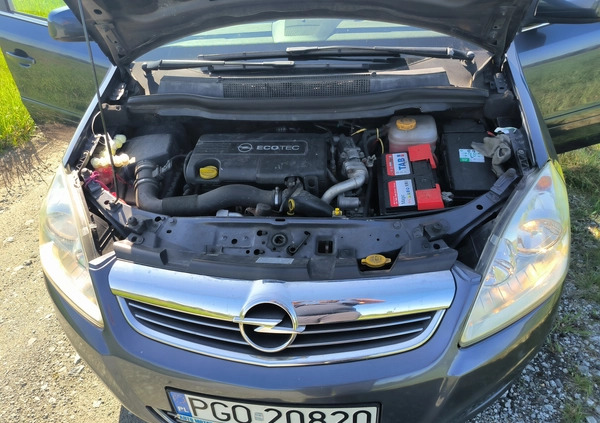 Opel Zafira cena 14500 przebieg: 237000, rok produkcji 2010 z Złotoryja małe 92